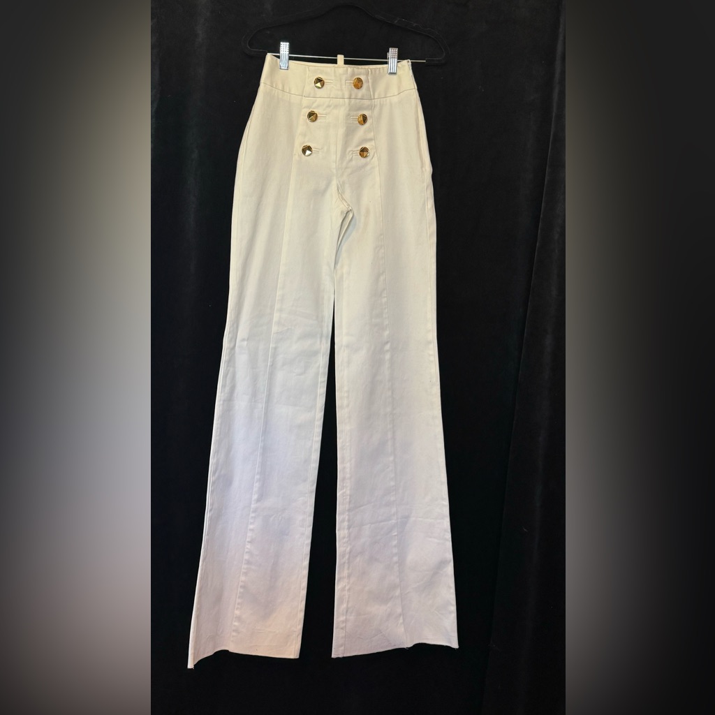 New Postdsquared2 High Waist Wide Leg Pants